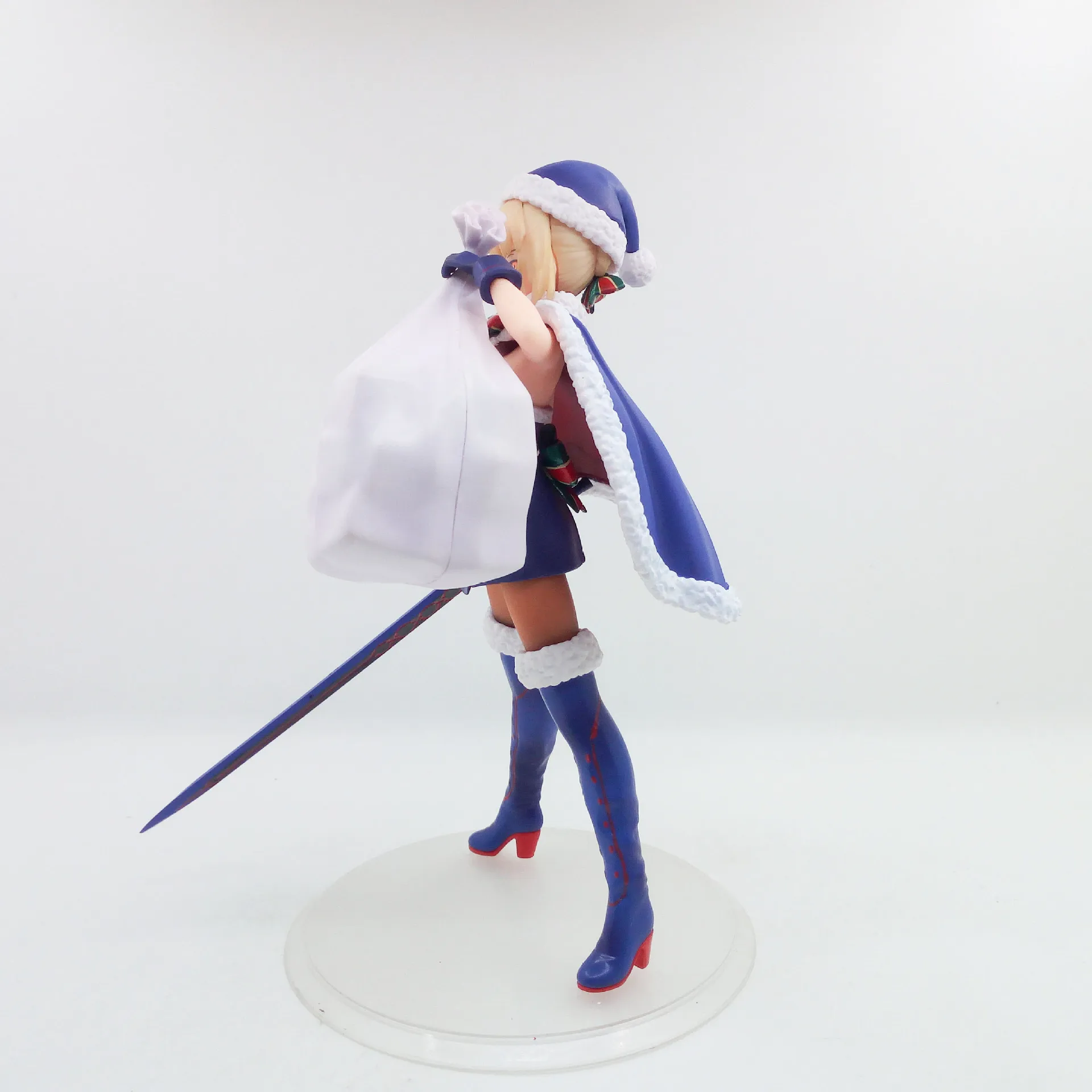 23 см Новинка, лидер продаж, аниме Fate/stay Night Grand Order Saber Arturia Pendragon, Рождественская ПВХ фигурка, коллекция моделей, Подарочная кукла