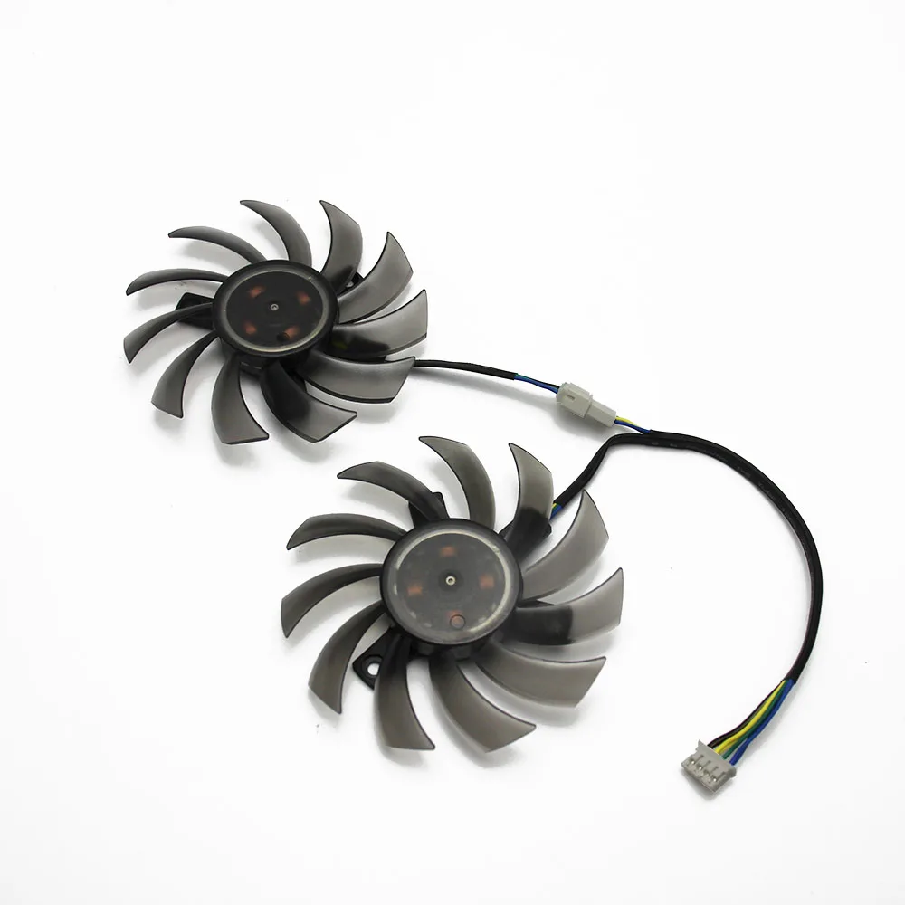 2 шт./лот сменный вентилятор для ноутбука Firstd FD7010H12S 75 мм 4Pin 12 В 0.35A видеокарты MSI R6790