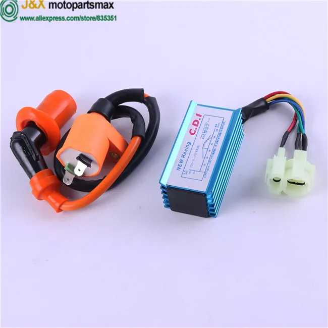 Гоночный DC CDI GY6 50 125 150 Катушка зажигания для GY6 скутер мопед 50CC 150CC/для скутера мопед производительность гоночный CDI - Цвет: same photo