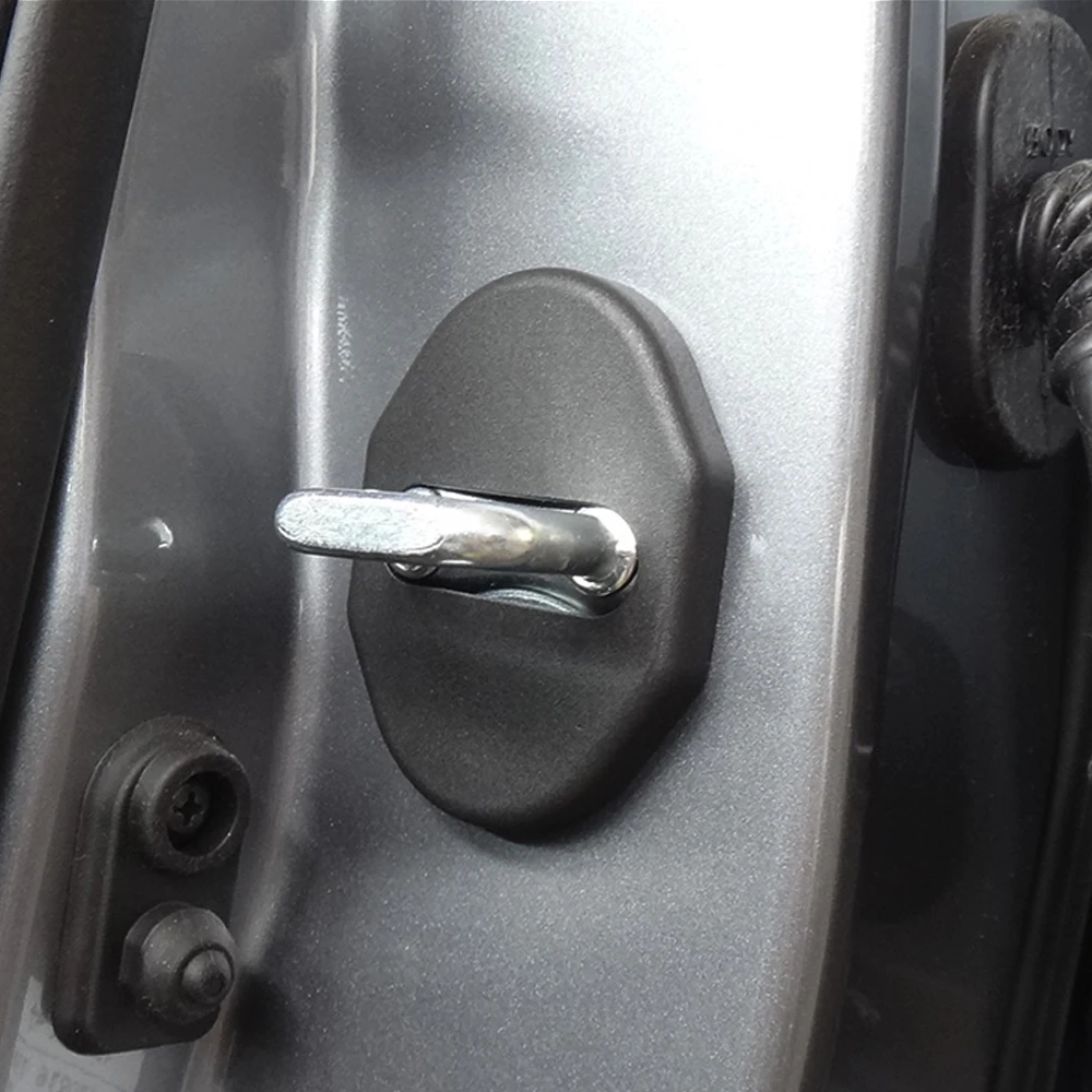 4 шт.! Защитная накладка на дверной замок для Mitsubishi Outlander 2013 2014|lock gate|buckle cardbuckle wallet |