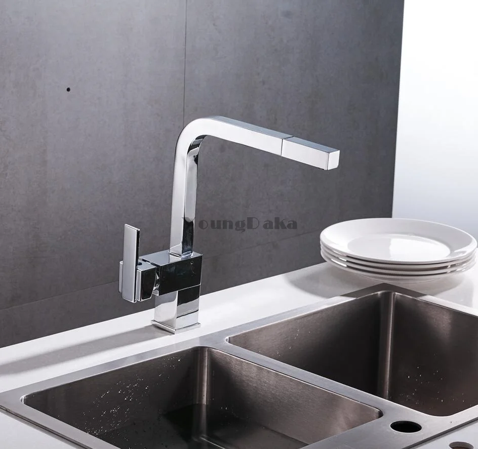 Новое поступление 2018 года Хромированный смеситель для кухонной раковины оптом и