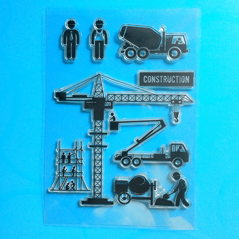 Силиконовые прозрачные штампы YLCS207 с краном для скрапбукинга альбом рукоделия