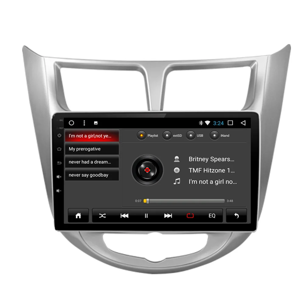 SZBULOAI автомобильный радио мультимедиа no 2 din android видео плеер навигация gps для solaris