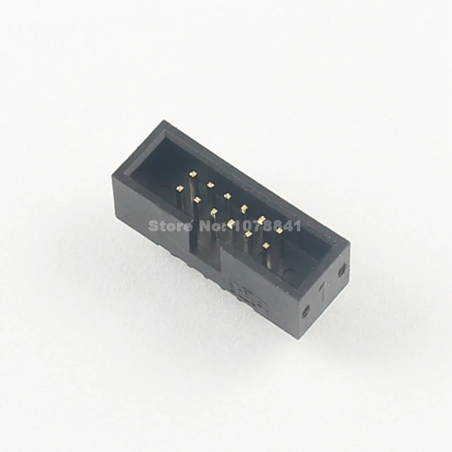 10 шт. 1 27 мм 2x6 Pin 12 контактный DIP мужской окутанный PCB Заголовка коробки IDC коннектор