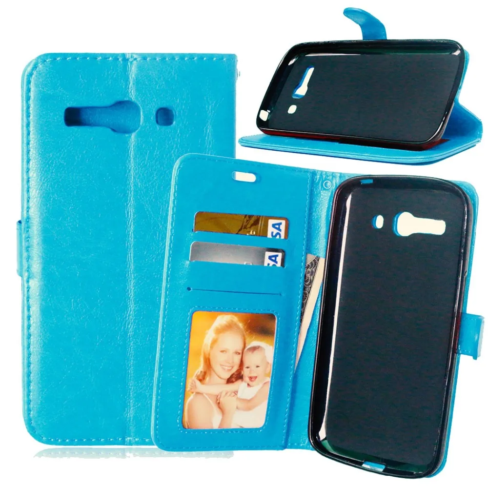 Телефон Случаях Урожай Роскошь Бизнес Флип Чехол Держатель Кожаный Бумажник