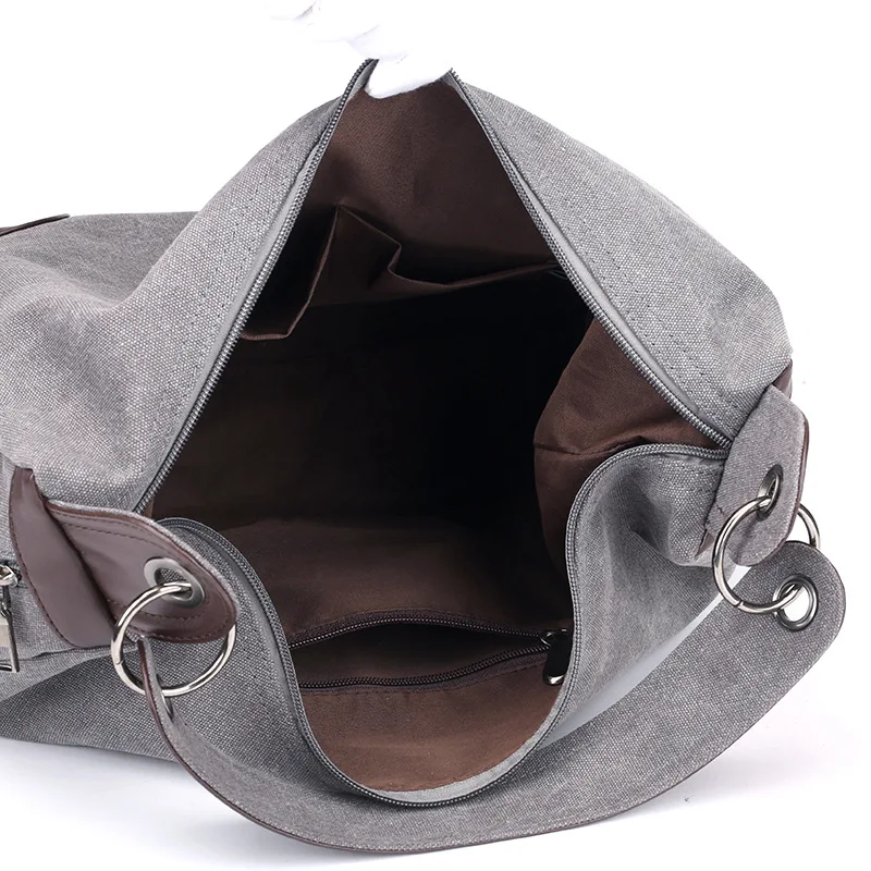 

2019 Brand Fashion Shoulder Bag Canvas Casual woman Messenger Bag Tote Large capacity Crossbody bags Solid Soft ladies hand bags