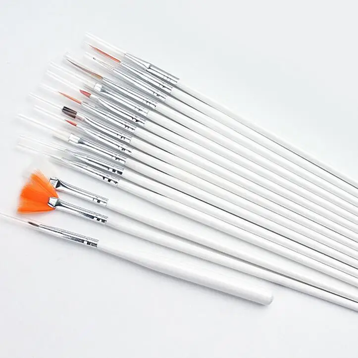 1 компл. (15 шт.) дизайн ногтей перо маникюрные инструменты ногтем Цвет Рисование