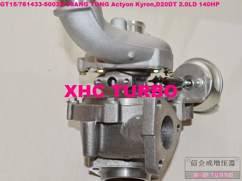GT15/761433-5003 S A6640900880 турбо Турбокомпрессор для Ssang Yong Actyon Kyron, D20DT 2.0LD 140HP 06