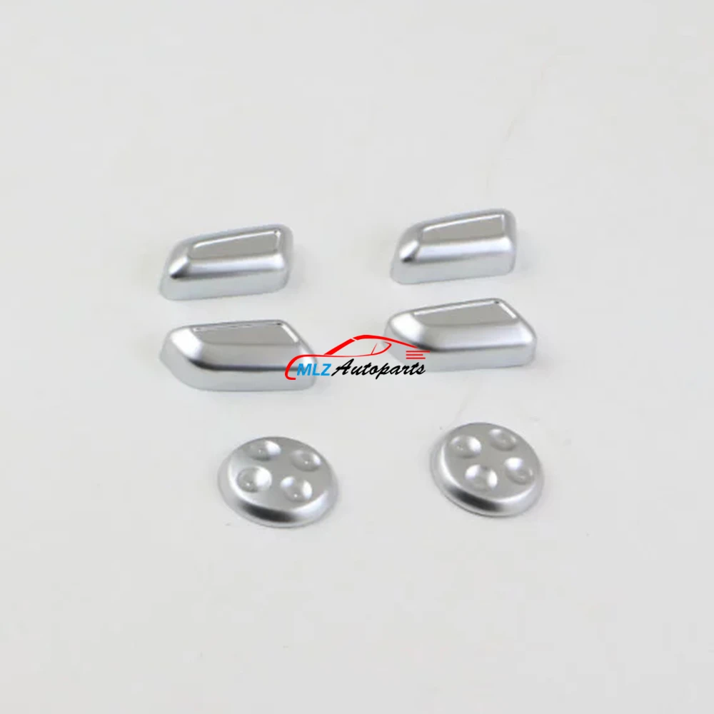 Car Front Seat Side Adjustment Button Knob Decoration Cover Trim 6PCS For Audi A4 B9 8W 2017 | Автомобили и мотоциклы