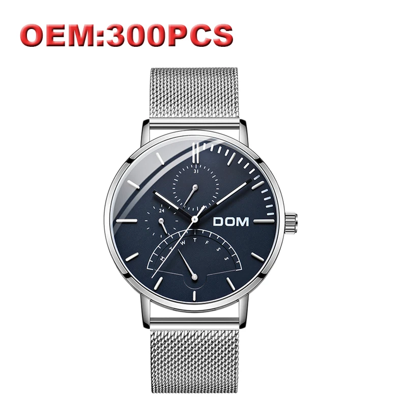 DOM люксовый бренд индивидуальные ваши наручные часы собственной марки модный