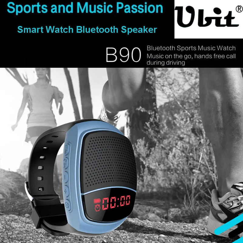 Ubit B90 спортивные динамик bluetooth Hands Free вызова TF карты игральные FM радио автоспуска