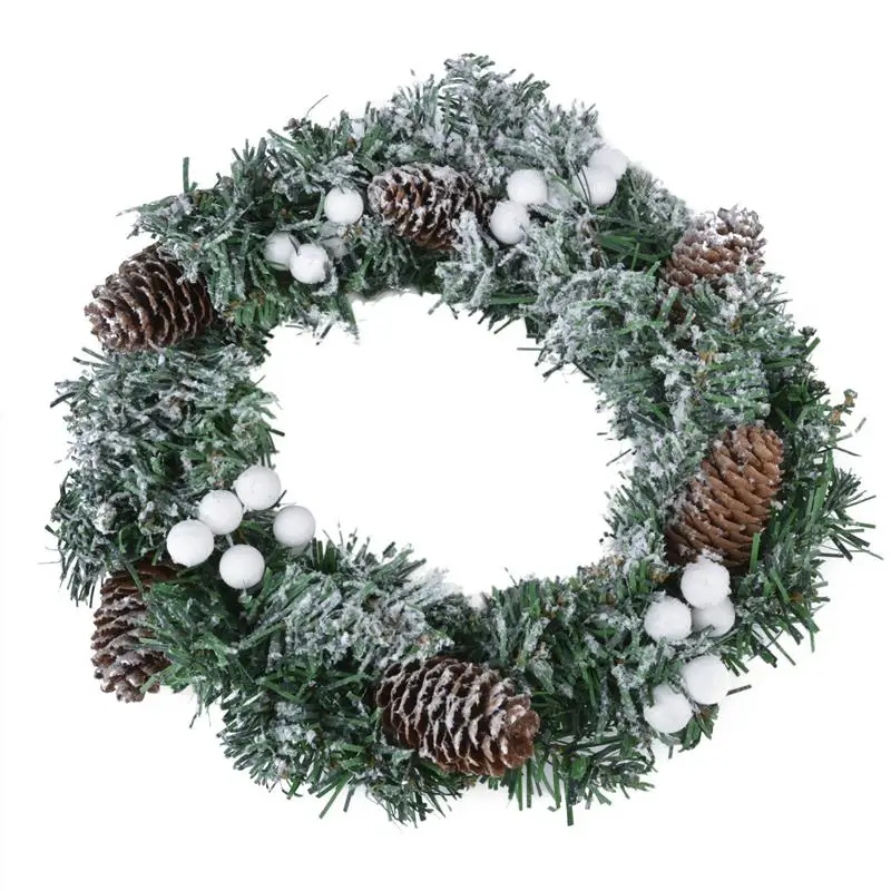 11 8 &quotРождественский венок креативный Pinecone Снежный Рождественский Декор