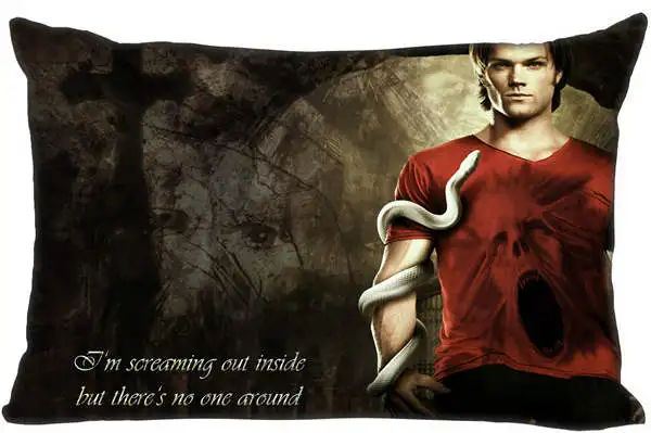 Rectangle Pillowcase Пользовательские сверхъестественные наволочки прямоугольные наволочки молния 35x45 см(с одной стороны печати) 180516-sina-16 - Цвет: Rectangle Pillowcase