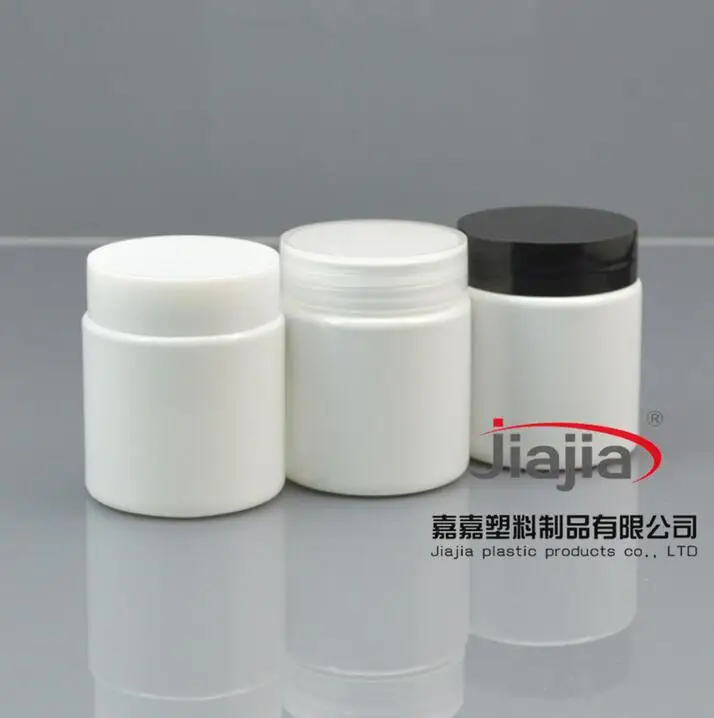 

50 grams white PET Jar,50ml cream Jar with white/black/clear PP cap, Cosmetic Packaging Personal Care Sample Container Small Jar