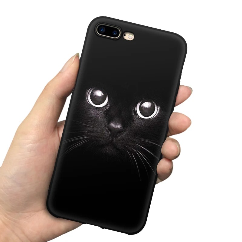 Мягкий силиконовый мультяшный чехол JURCHEN для телефона iPhone 6 iPhone6S iPhone7 iPhone8 iPhoneX S 7 8