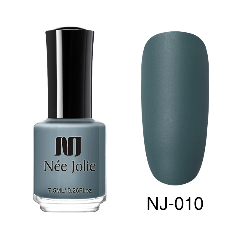 7.5ml Matte-010 NEE JOLIE 7,5 мл матовый лак для ногтей эффект ногтей цветной лак для ногтей маникюр Быстросохнущий лак для ногтей лак для пальцев - Цвет: 7.5ml Matte-010