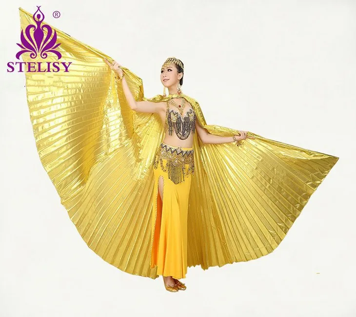 Лидер продаж 2016 женские крылья для танца живота Isis в восточном стиле новые без