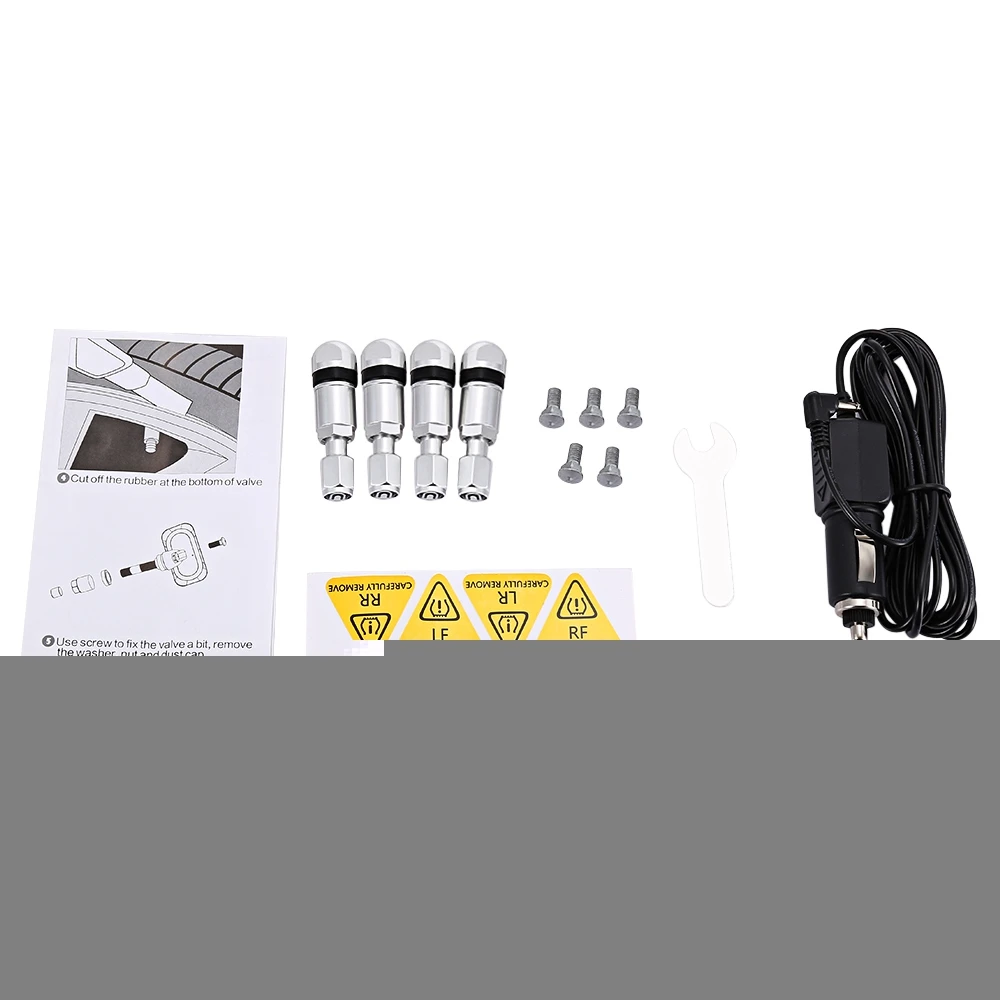 CAREUD U902 TPMS NF + ЖК-дисплей Дисплей автомобильных шин Давление мониторинга Системы с