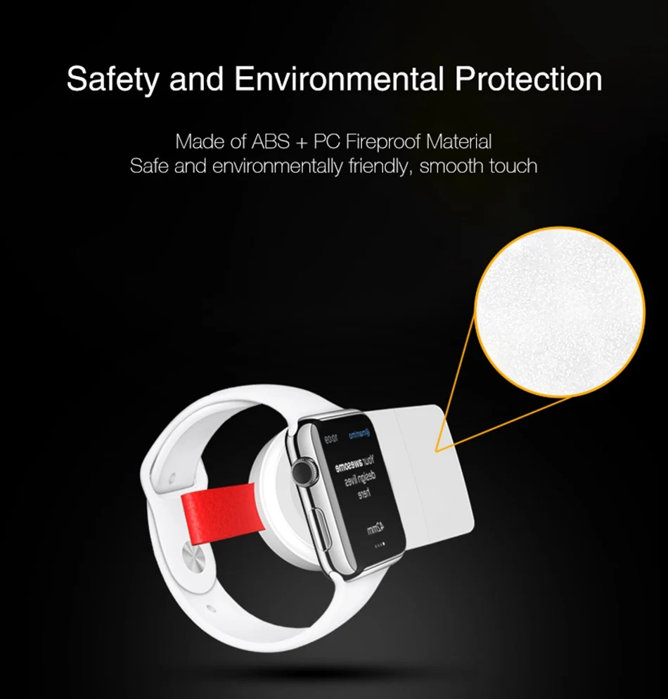 KISSCASE Беспроводное зарядное устройство для Apple Watch 4 3 2 1 зарядное устройство портативный адаптер для Apple Watch 4 3 Зарядное устройство Док-станция Snel Lader зарядное устройство