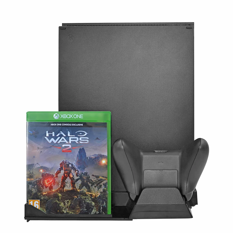 Вертикальная подставка для контроллера Xbox One X охлаждающий вентилятор с 2 портами