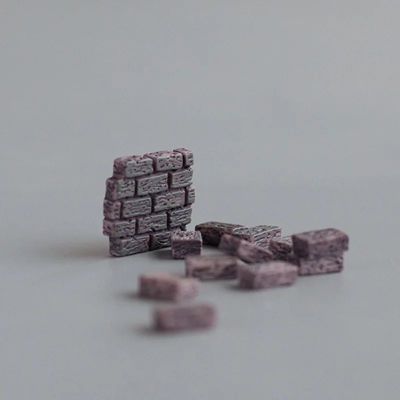 Миниатюрная фигурка из кирпича 6 шт./лот украшение статуя мультфильма модель