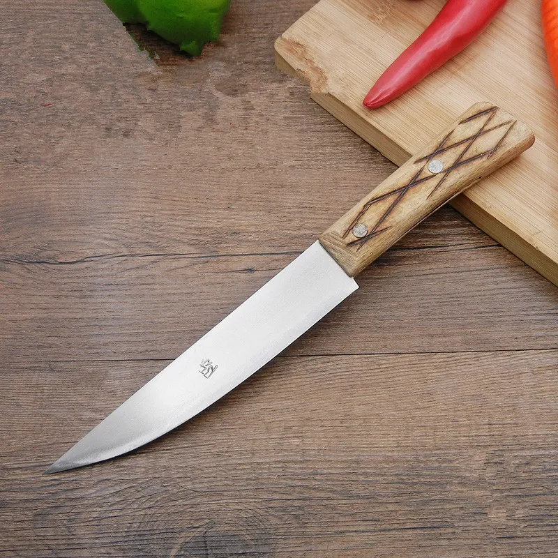Stainless Steel Handmade Forged Kitchen Professional Boning Knife Slaughter House Bleeding Tool Splitting Meat Butcher | Дом и сад