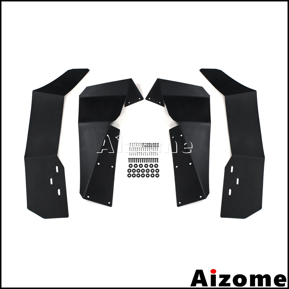 

1 Set UTV Fender Flares Mud Flaps For Polaris 2015-2017 Polaris RZR-S 900 & 2016 RZR-S 1000 Plastic Fender Flares Mud Flaps