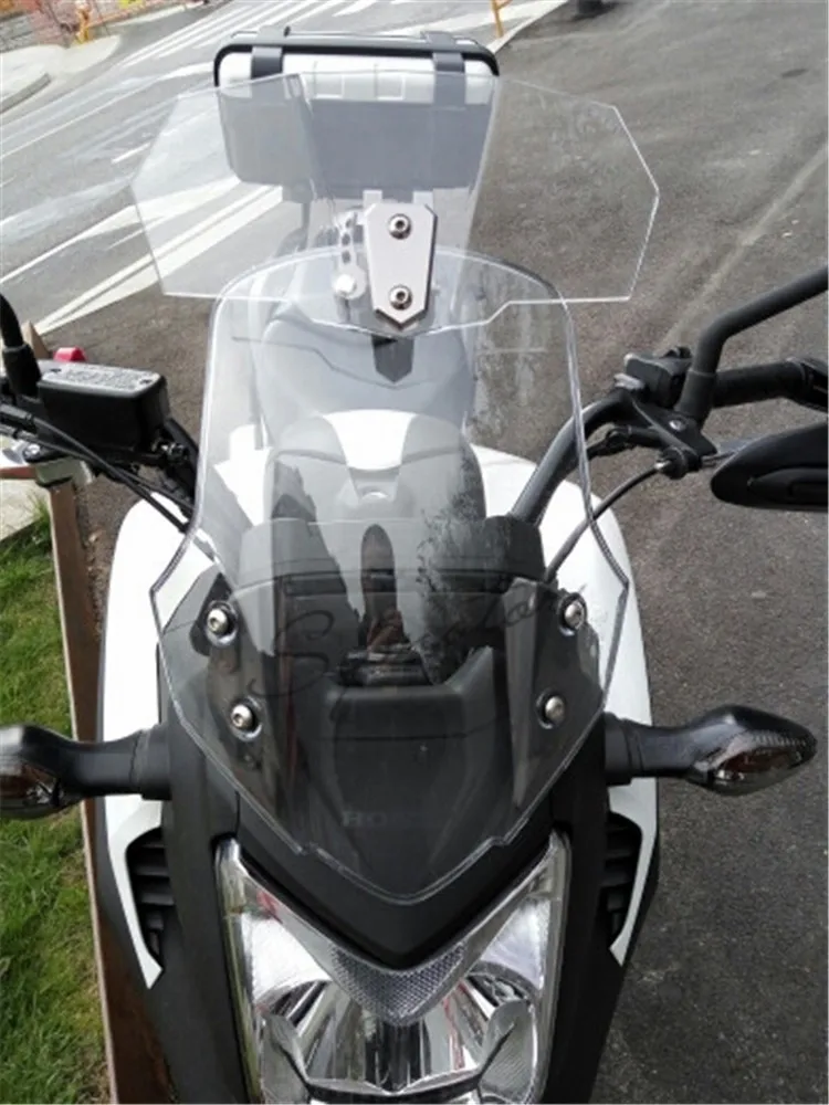 Для Triumph Aprilia KTM Victory All модель лобового стекла Мотоцикл Универсальный воздушный поток Регулируемый болт на переменный спойлер ветровое стекло