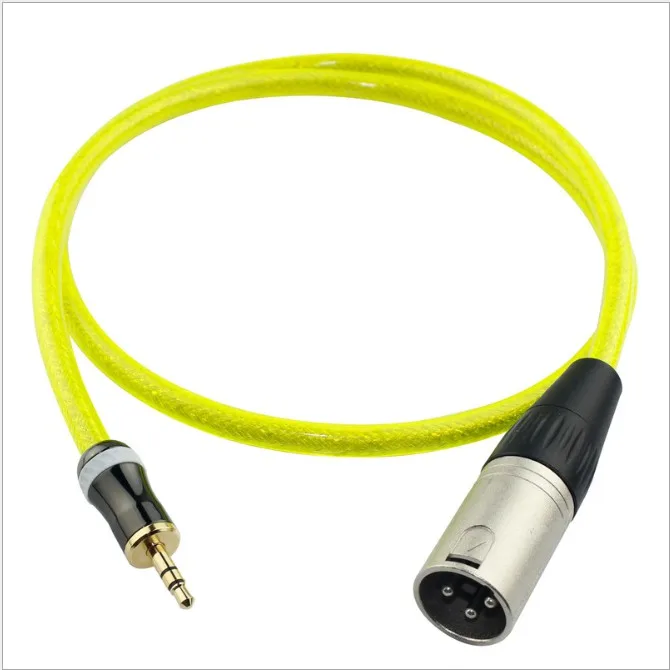 Красочные 3 Булавки P XLR штекер стерео 3.5 мм Jack Мужской Аудио кабель F/M 10 видов