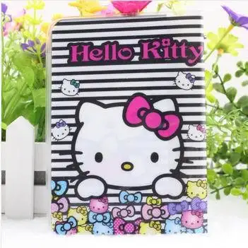 Прекрасный рисунок Hello kitty cat стерео узоры Обложка для паспорта удостоверение