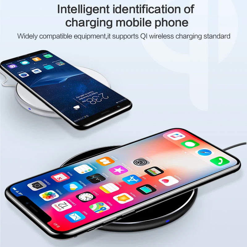 Беспроводное зарядное устройство SmartDevil 10 Вт Qi для iPhone 8/X быстрая Беспроводная