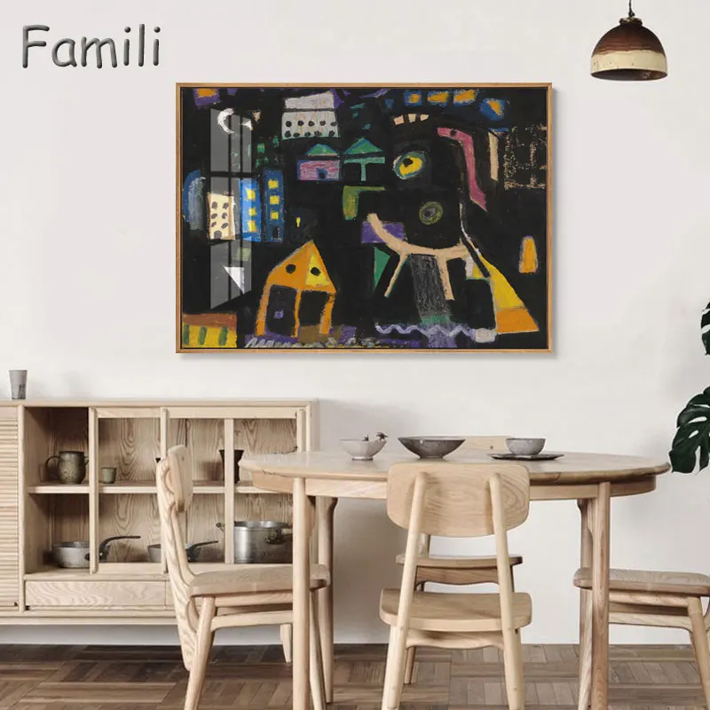 Ретро мода абстрактные пейзажные линейные постеры и печати на холсте, картина на стену для гостиной в современном скандинавском стиле декора дома.