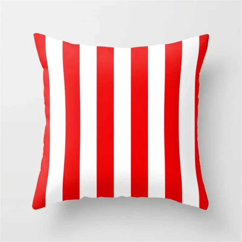45*45 скандинавские полосы геометрические наволочки для подушек двухсторонняя наволочка из полиэстера для дивана автомобиля декоративный чехол для подушек домашний декор - Цвет: H