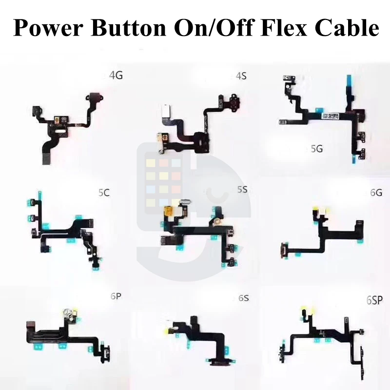 Кнопка включения/выключения гибкий кабель для iphone 5s 5c 5SE 6G 6S 6p 6SP 7 7P 8 8P X XS MAX |