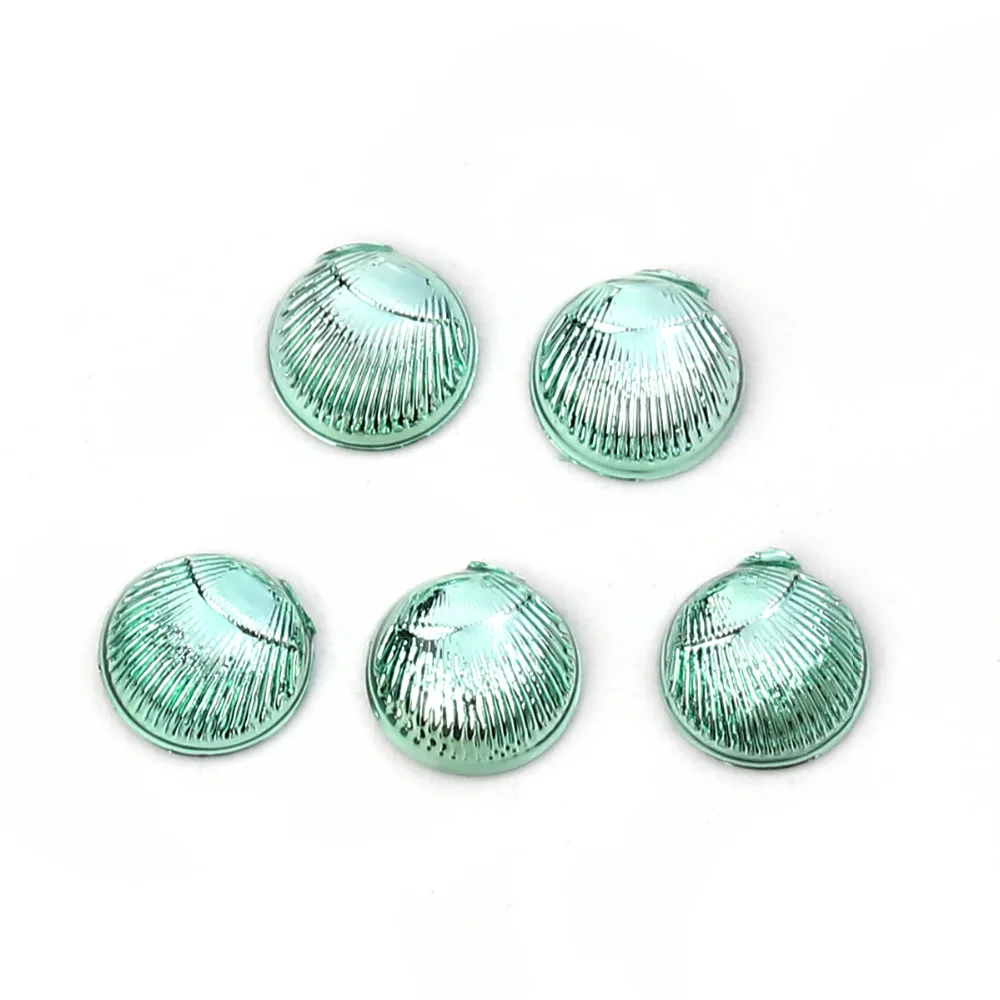 Doreen Box Acrylic Dome Seals Cabochon Geometric Round Green /Red Feather Pattern Jewelry Accessories 6mm( 2/8&quot) Dia 400 PCs | Украшения