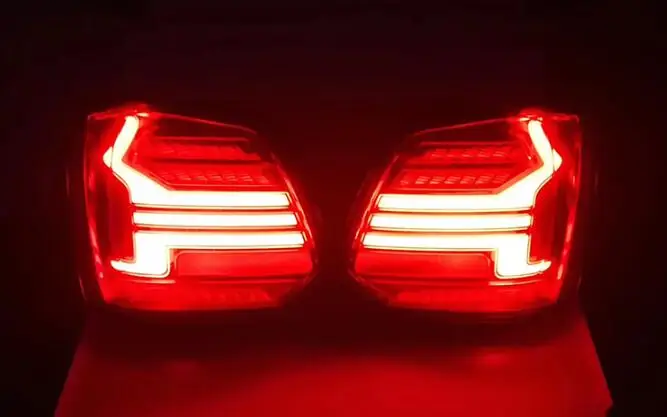 Задний фонарь в сборе для Volkswagen POLO 2010- Polo светодиодный задний фонарь светодиодный DRL динамический сигнал тормоза заднего хода авто аксессуары