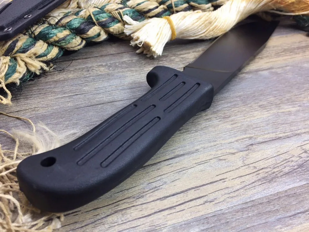 Лидер продаж! A2 спасения Исправлена Ножи D2 лезвия резиновой ручкой Тактический