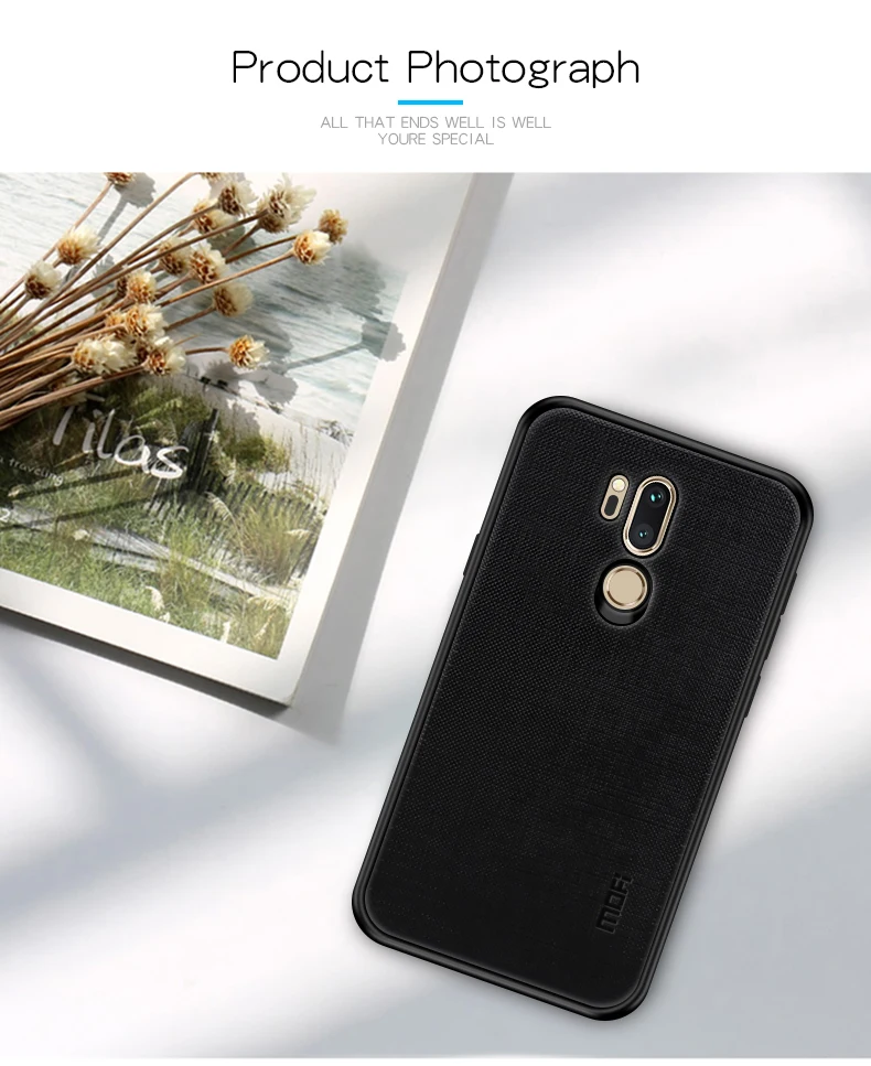 Чехол MOFI для LG G7, тонкая задняя крышка Q, тканевая Защитная крышка для LG G7 ThinQ Funda G7, чехол ThinQ