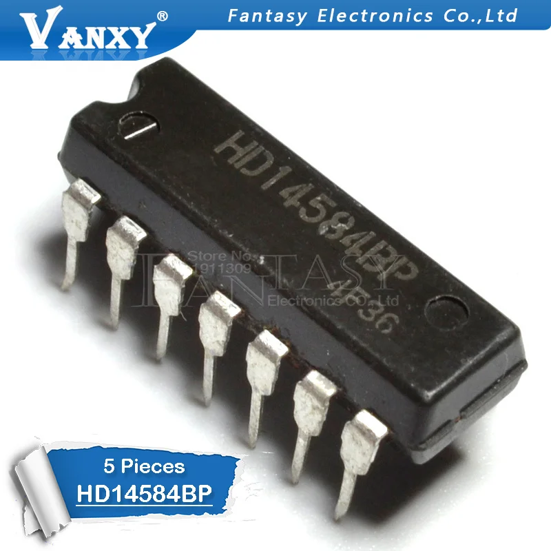 10 шт. MC14584BCP HD14584BP DIP14 MC14584 DIP-14 HD14584 DIP MC14584BCPG | Электронные компоненты и