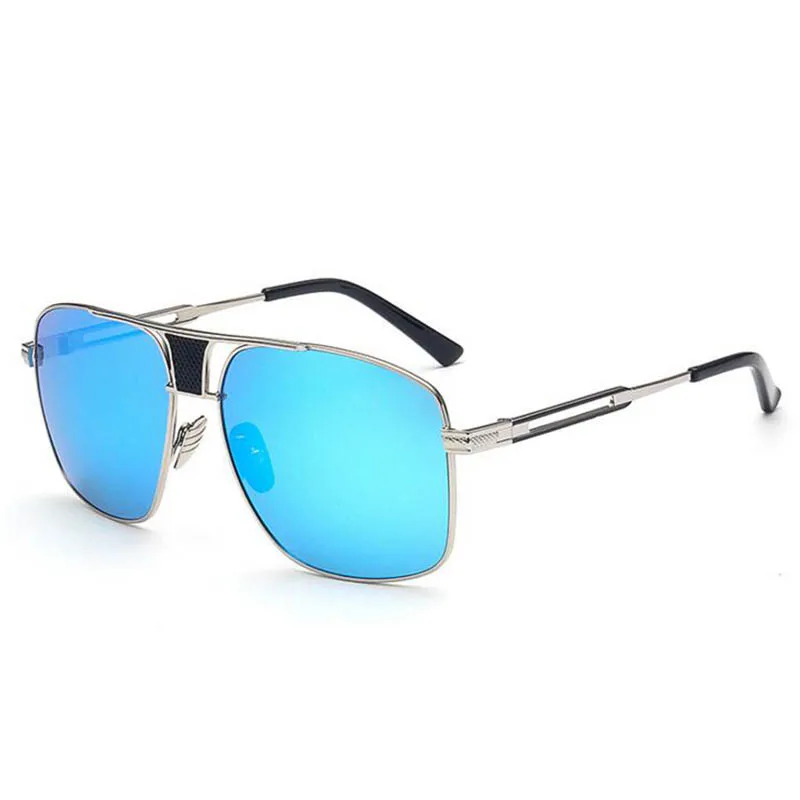 2020 брендовые дизайнерские Квадратные Солнцезащитные очки для мужчин