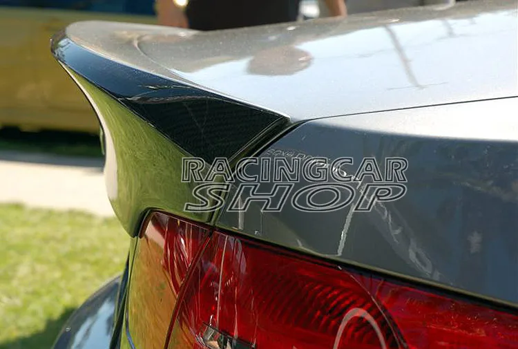 CSL Стиль Настоящее углеродное волокно задний багажник спойлер для BMW 3 серии E90 4