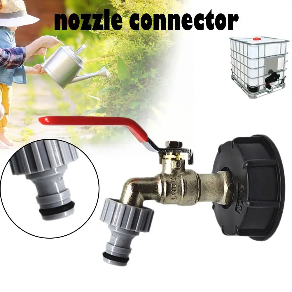 

IBC Tote Tank Food Grade Drain Adapter 1/2" Garden Hose Faucet Water Tank Hose Connector Replacement