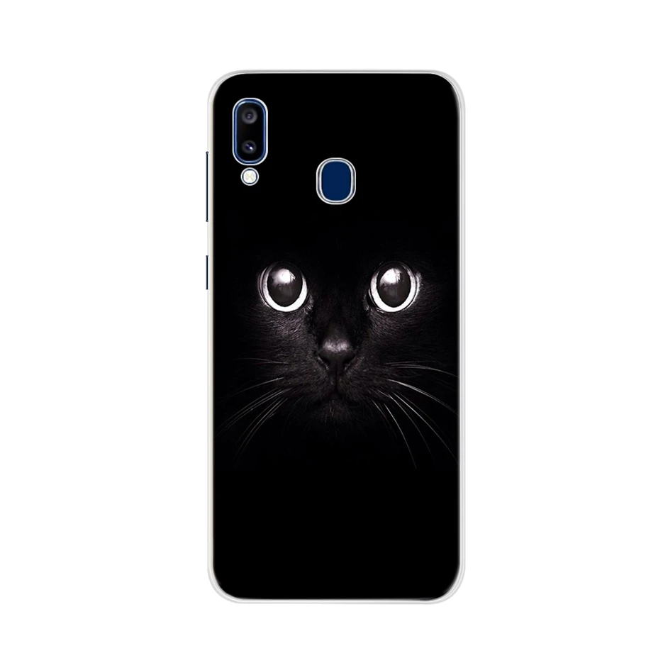 Темно-красный Чехол для samsung Galaxy A20 чехол A205 A205F силиконовая Мягкая задняя крышка из ТПУ для samsung a20 a20e A 20 E чехол A202 A202F Funda - Цвет: Темно-красный