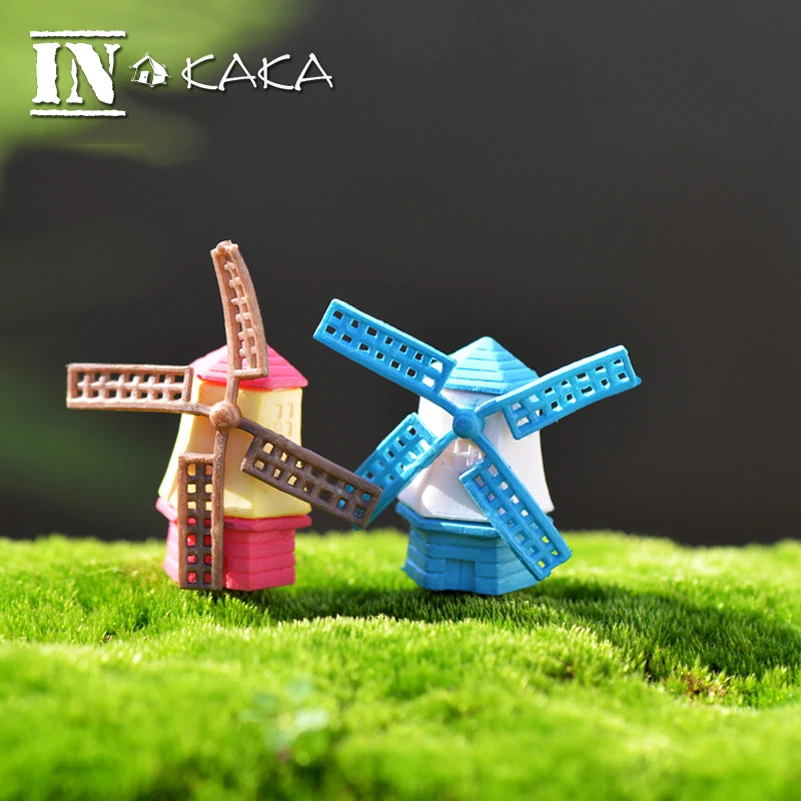 Милые мини-мельницы для дома домашний декор фигурки мохов игрушки