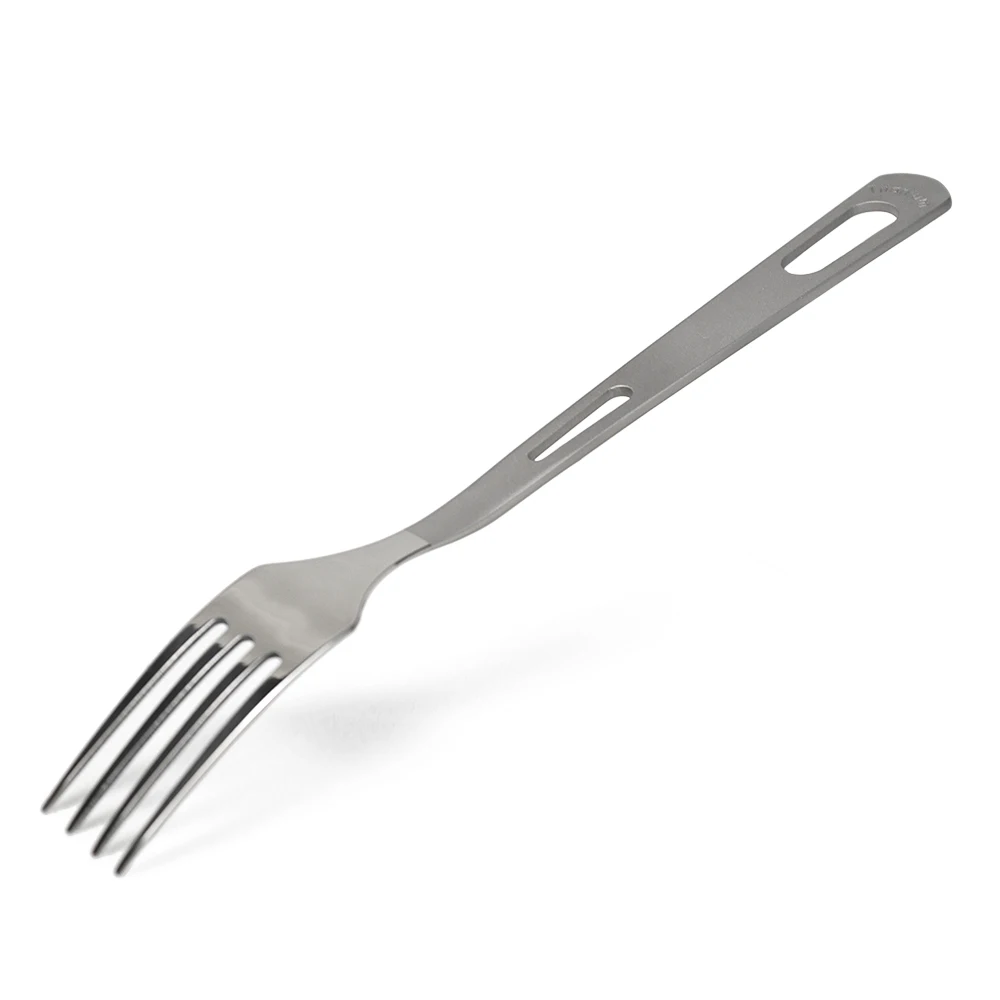 Fork /Легкий титановый нож, титановая Складная ложка, вилка, походная посуда, походные столовые приборы для пикника, пешего туризма - Цвет: Fork