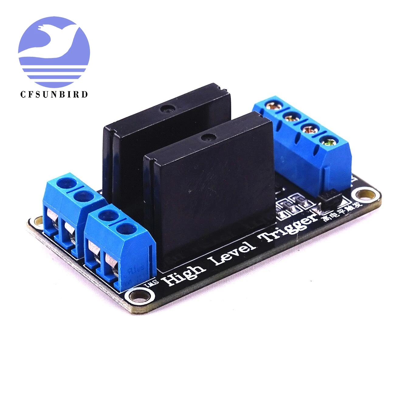CFsunbird 5V 2 канальный SSR низкий уровень твердотельный релейный модуль 240V 2A|relay