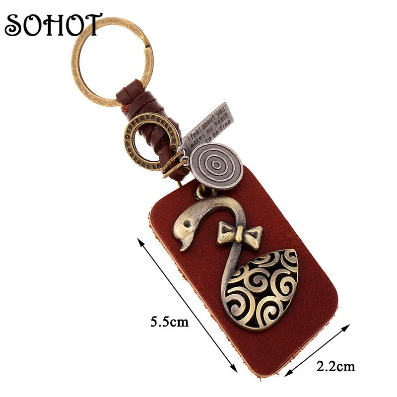 SOHOT Романтический ювелирный брелок с лебедем Подвеска для дамской сумочки ключей
