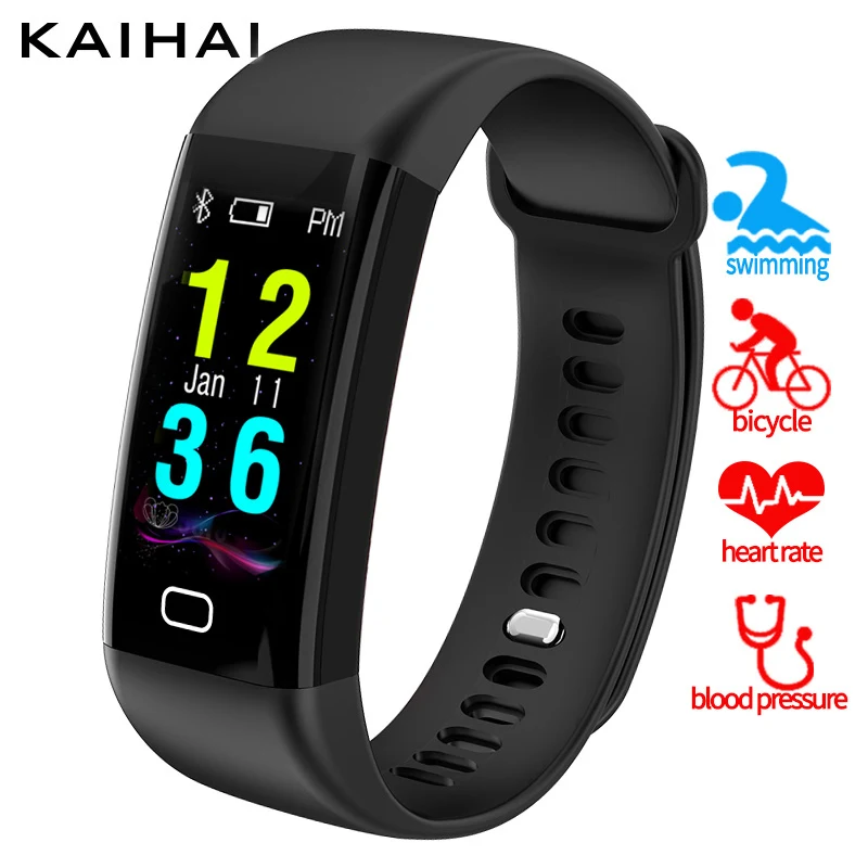 Фитнес трекер KAIHAI smartband swimming ip68 часы пульсометр кислородный монитор умный