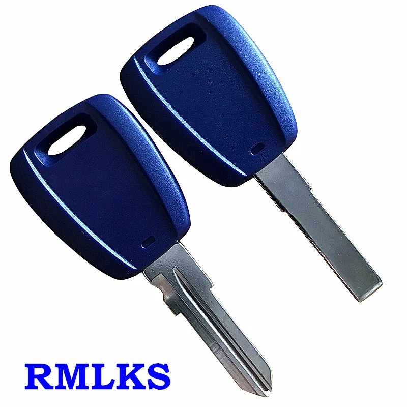 

Transponder Chip Key Shell Case SIP22 For Fiat 500 Ducato Promaster Car Key Shell GT15R Uncut Blade Key Blue Blank Case