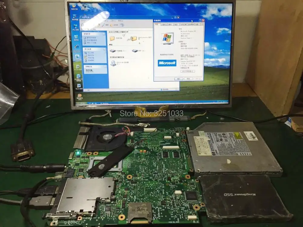 Материнская плата для ноутбука hp Compaq 6520s 6820s 456613-001 для hp pavilion 6520S материнская плата DDR2 протестирована полностью